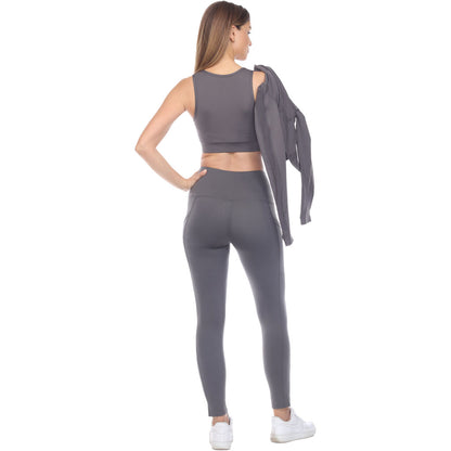 High Rise Legging - Charcoal
