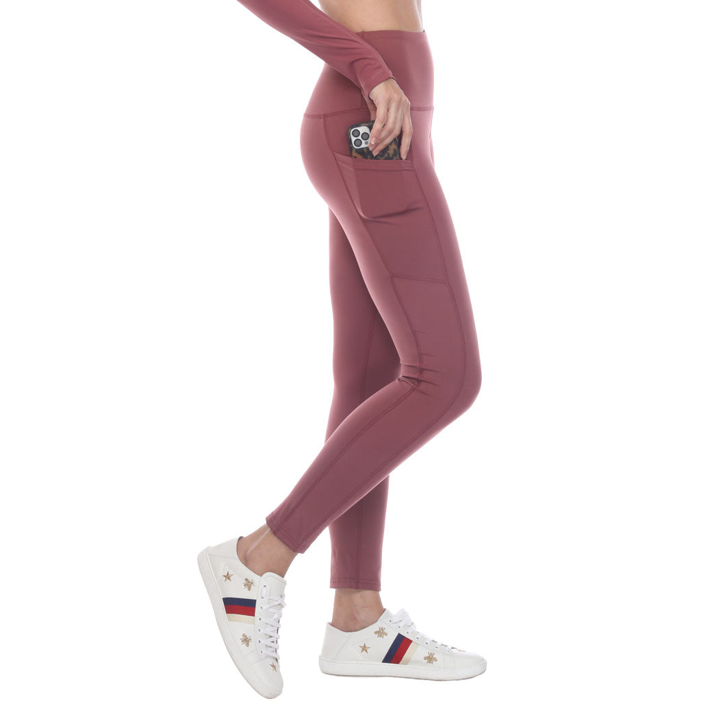 High Rise Legging - Mauve