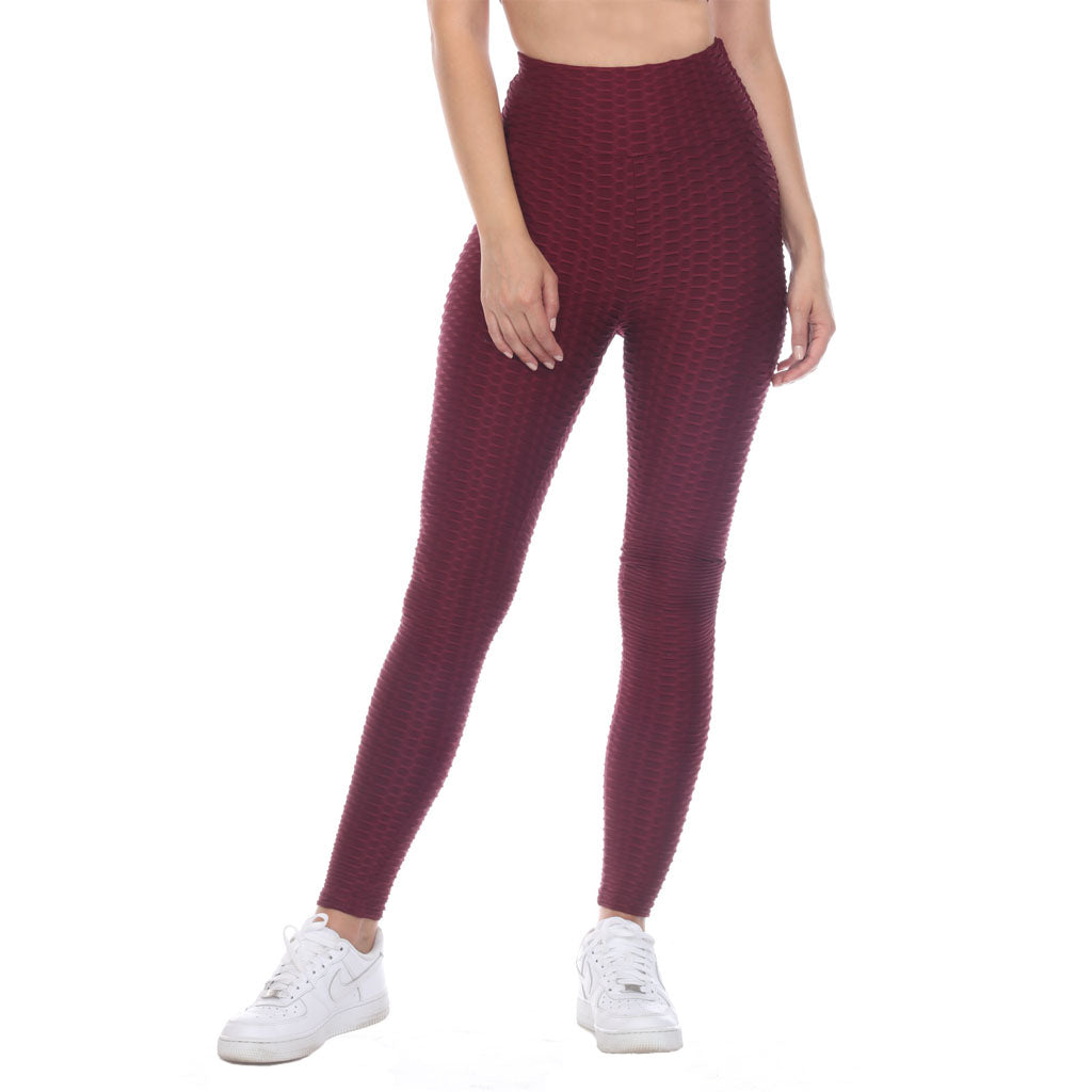 TikTok Legging - Burgundy