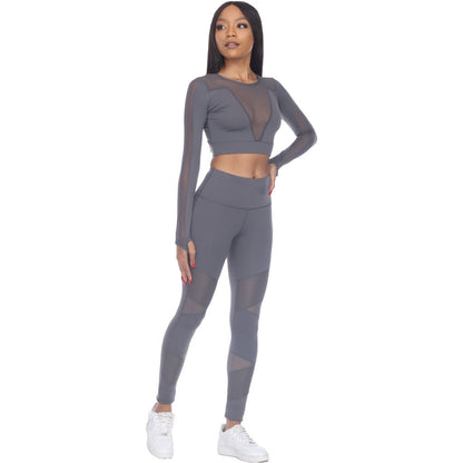 Moto Rider Legging - Grey