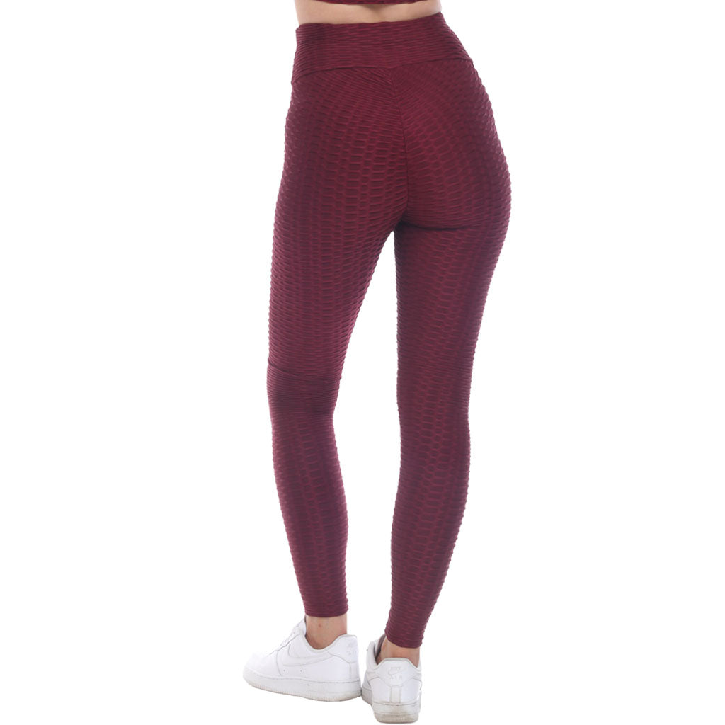 TikTok Legging - Burgundy