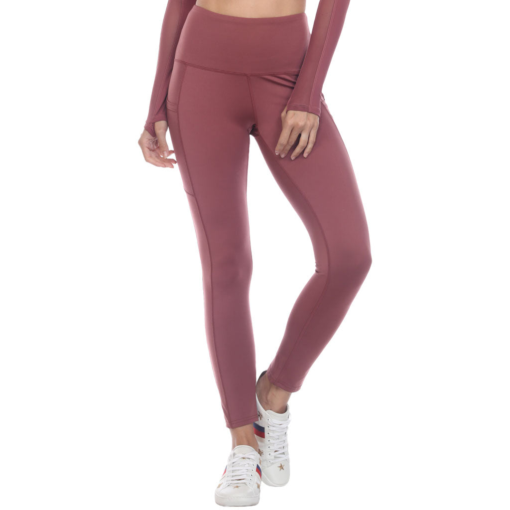 High Rise Legging - Mauve