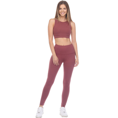 High Rise Legging - Mauve